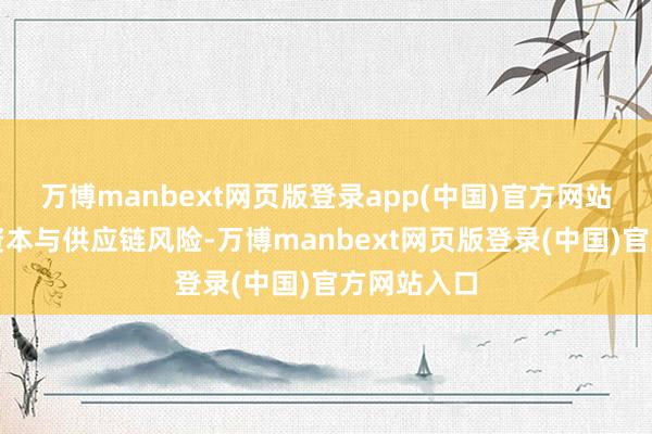 万博manbext网页版登录app(中国)官方网站谴责物流资本与供应链风险-万博manbext网页版登录(中国)官方网站入口